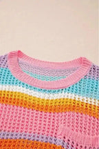 Plus Size Sweaters Open Knit Plus Sweater