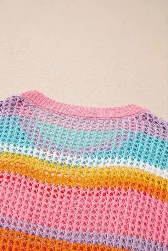 Plus Size Sweaters Open Knit Plus Sweater