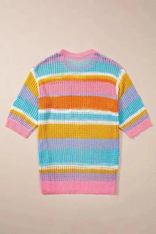 Plus Size Sweaters Open Knit Plus Sweater