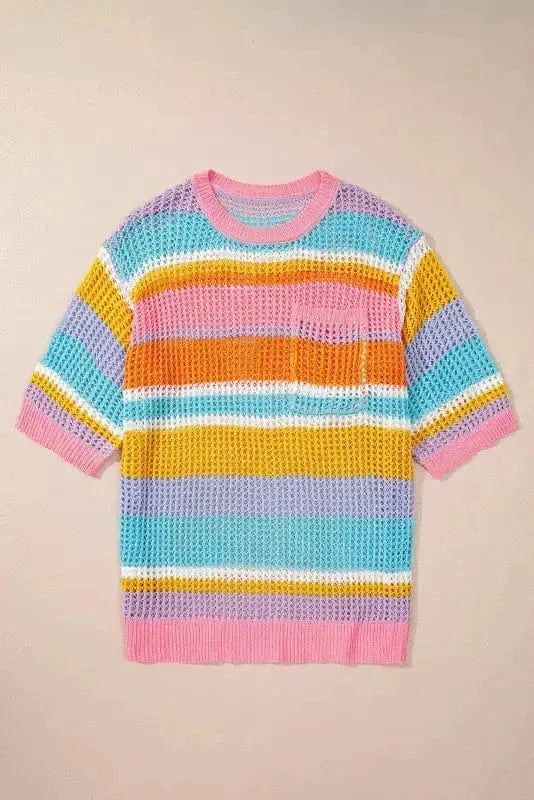 Plus Size Sweaters Open Knit Plus Sweater