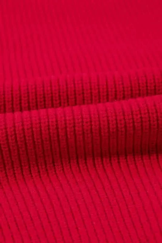 Plus Size Sweaters Plus Size Red Sparkle Tinsel Sweater