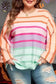 Plus Size Sweaters Plus-Size Stripe Harmony Sweater