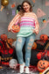 Plus Size Sweaters Plus-Size Stripe Harmony Sweater