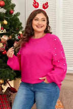 Plus Size Sweaters Strawberry Blush Plus Size Sweater