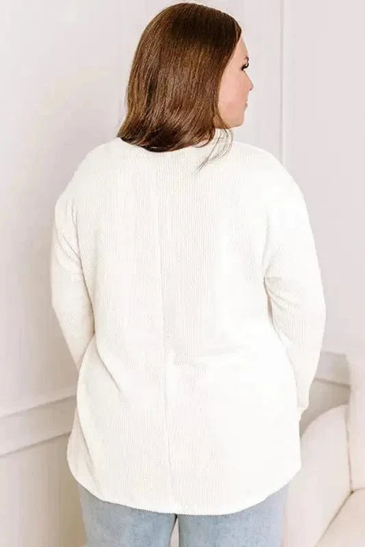 Plus Size Sweatshirts ComfyContours Longline Tee