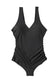 Plus Size Swimwear Elegant Black Swimsuit - Plus Size