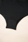 Plus Size Swimwear Elegant Black Swimsuit - Plus Size