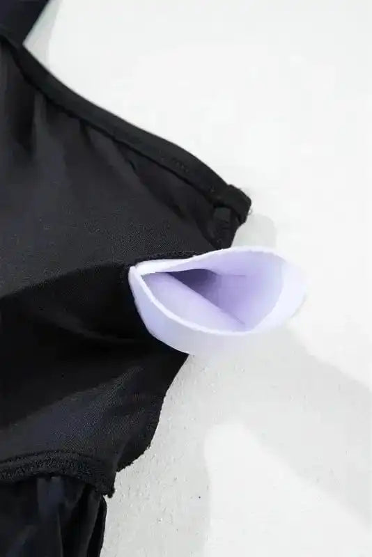 Plus Size Swimwear Geometric Glam Tankini - Plus Size