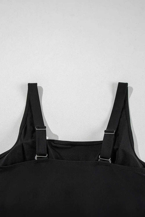 Plus Size Swimwear Knotted Elegance Plus Swimsuit