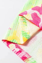 Plus Size T-Shirts Chromatic Cat Knit Top