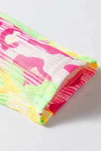 Plus Size T-Shirts Chromatic Cat Knit Top