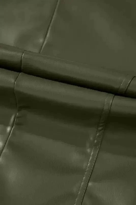 PU Leather Jackets FlightLine Faux Leather Jacket