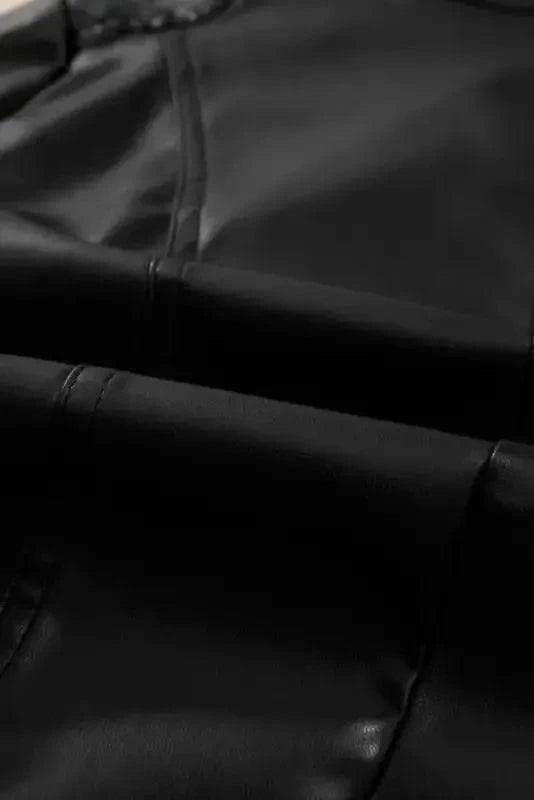 PU Leather Jackets SleekStreet Faux Leather Jacket