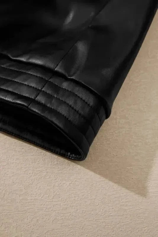 PU Leather Jackets SleekStreet Faux Leather Jacket