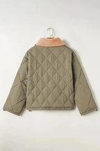 Puffer Jackets Teddy Quilted Puffer Jacket