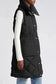 Puffer Vests Longline Quilted Puffer Vest - Stand Collar