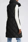 Puffer Vests Longline Quilted Puffer Vest - Stand Collar
