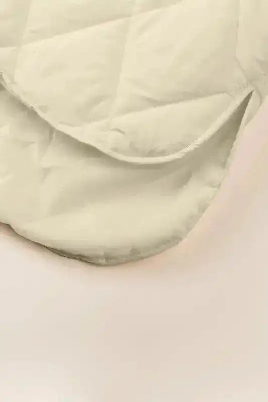 Quilted Coats Quilted Snap Hooded Jacket