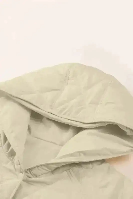 Quilted Coats Quilted Snap Hooded Jacket