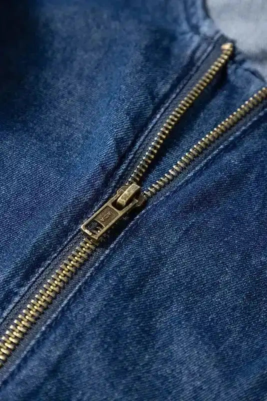 Rompers Denim Delight Ruffled Romper