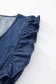 Rompers Denim Delight Ruffled Romper