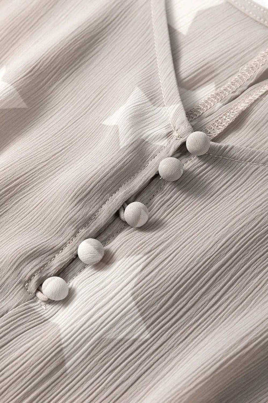 Rompers Gray Star Kimono Romper