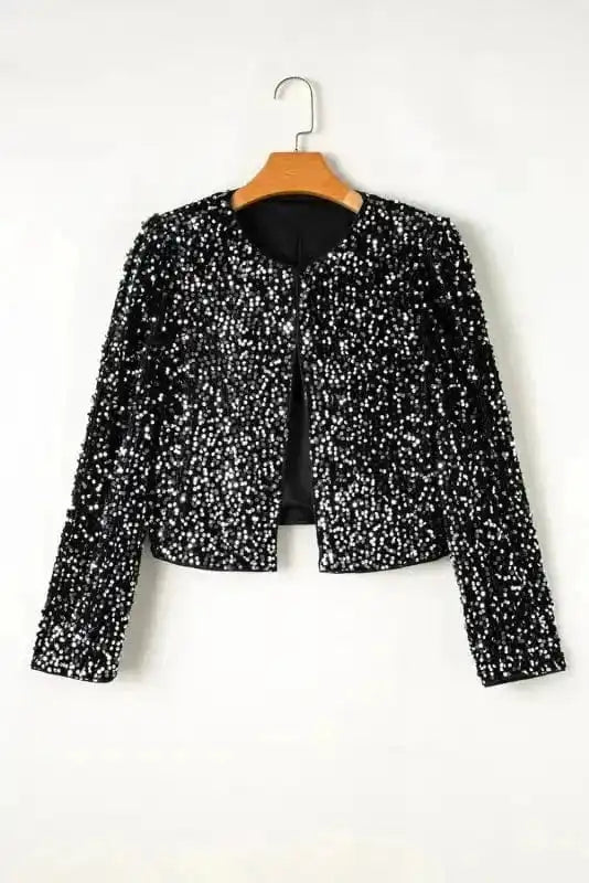 Sequin Jackets Sequin Dream Cropped Jacket