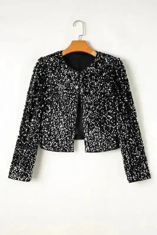 Sequin Jackets Sequin Dream Cropped Jacket
