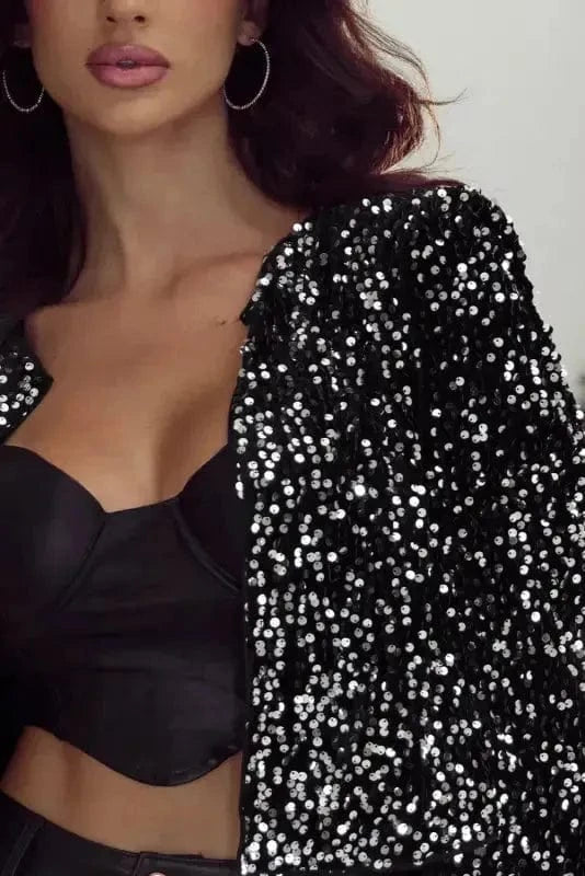 Sequin Jackets Sequin Dream Cropped Jacket