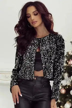 Sequin Jackets Sequin Dream Cropped Jacket