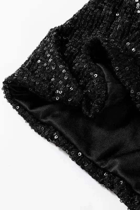 Sequin Jackets Sequin Swirl Zip-Up Jacket