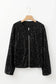 Sequin Jackets Sequin Swirl Zip-Up Jacket