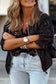 Sequin Jackets Sequin Swirl Zip-Up Jacket