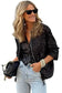 Sequin Jackets Sequin Swirl Zip-Up Jacket