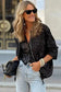 Sequin Jackets Sequin Swirl Zip-Up Jacket