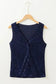 Sequin Tops Glam Sequin V-Neck Tank Top