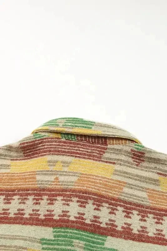 Shackets Aztec Print Western Style Shacket
