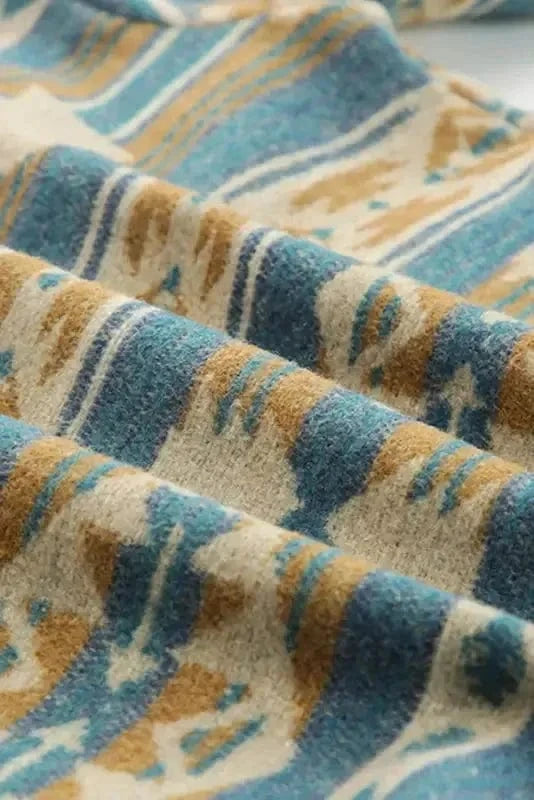 Shackets Aztec Print Western Style Shacket