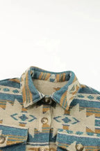 Shackets Aztec Print Western Style Shacket