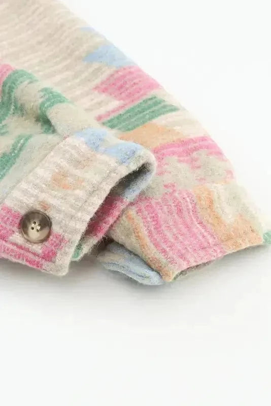 Shackets Aztec Print Western Style Shacket