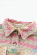 Shackets Aztec Print Western Style Shacket