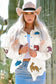 Shackets Beige Textured Shacket with Flap Pockets