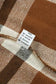 Shackets Brown Pocketed Buttoned Plaid Shirt Jacket