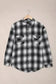Shackets Buttons Pockets Plaid Shacket