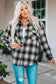 Shackets Buttons Pockets Plaid Shacket