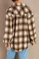 Shackets Buttons Pockets Plaid Shacket