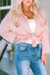 Shackets Cording Shacket with Roll-Tab Sleeves - Stylish Fit