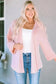 Shackets Cording Shacket with Roll-Tab Sleeves - Stylish Fit