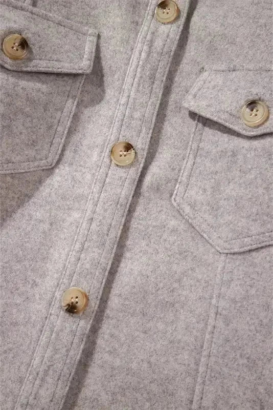 Shackets Flap Pocket Fashionista Shacket