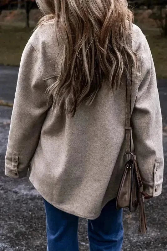 Shackets Flap Pocket Fashionista Shacket